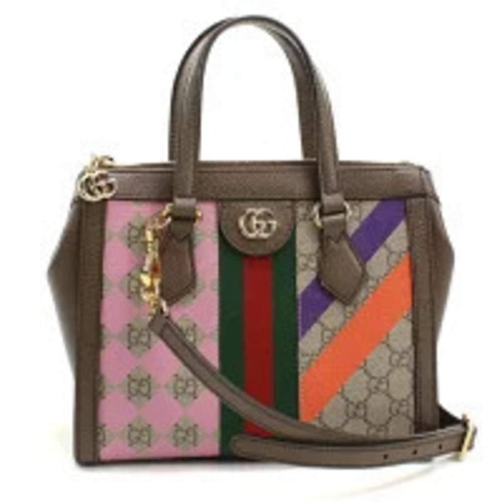 Gucci Handbag Ophidia Leather Beige Cream